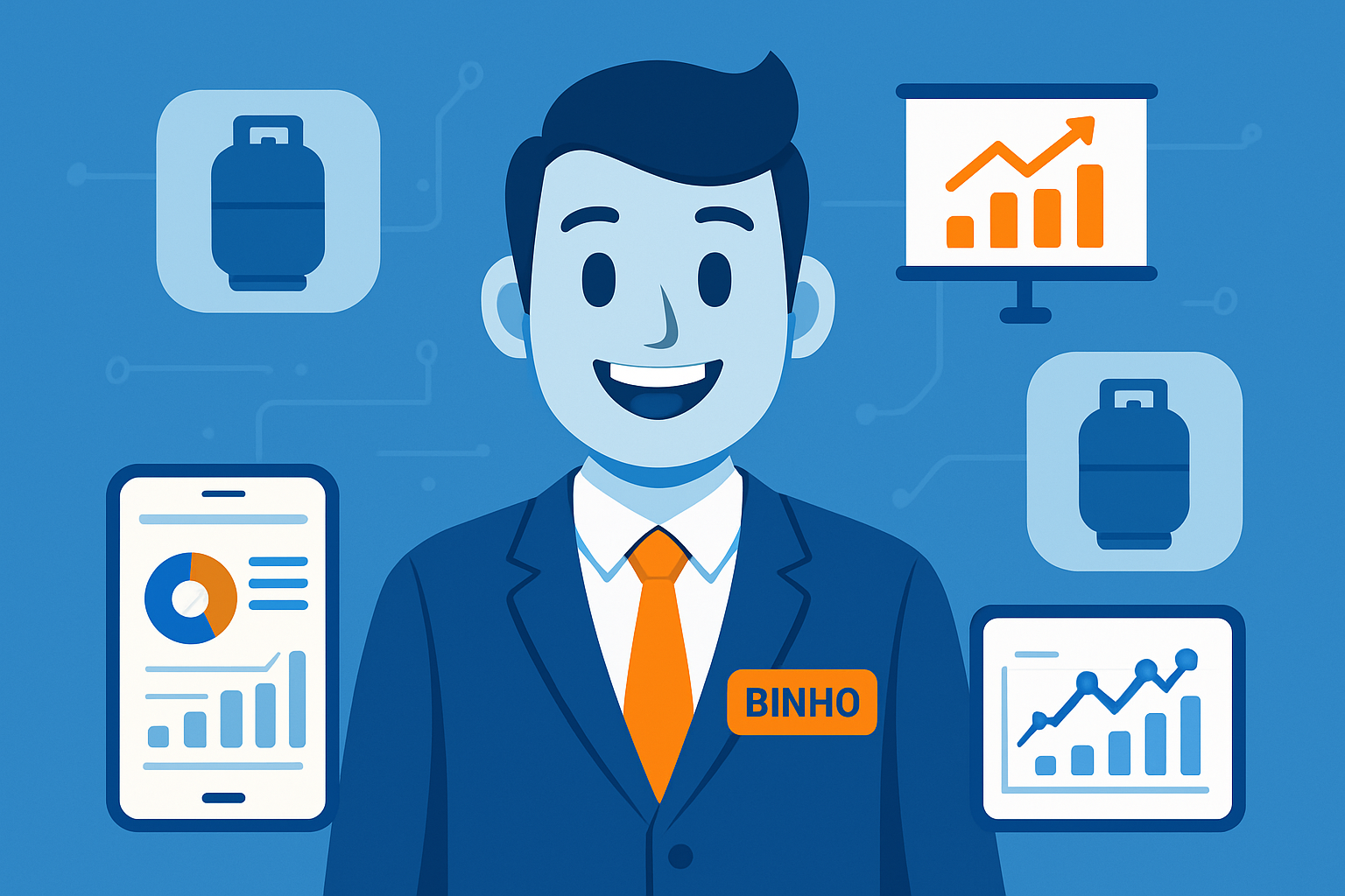 Binho IA - Assistente virtual de WhatsApp para revendedores de GLP